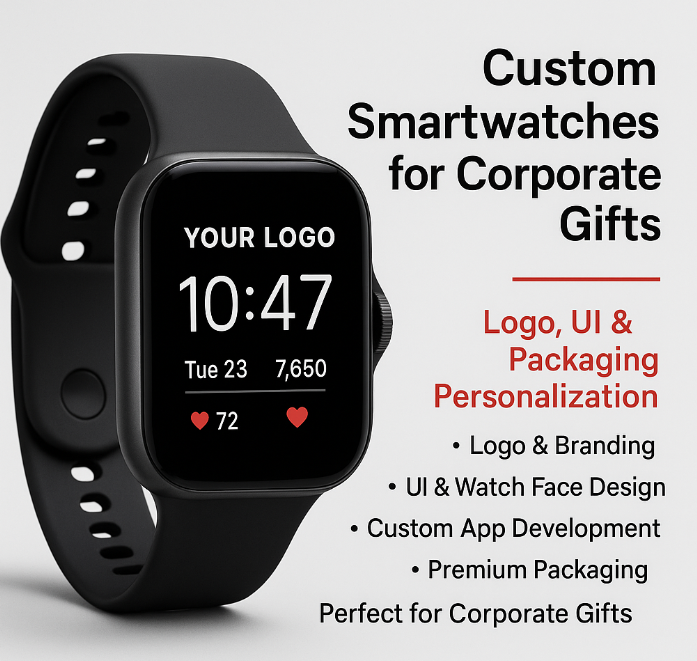 Custom Smartwatches for Corporate Gifts