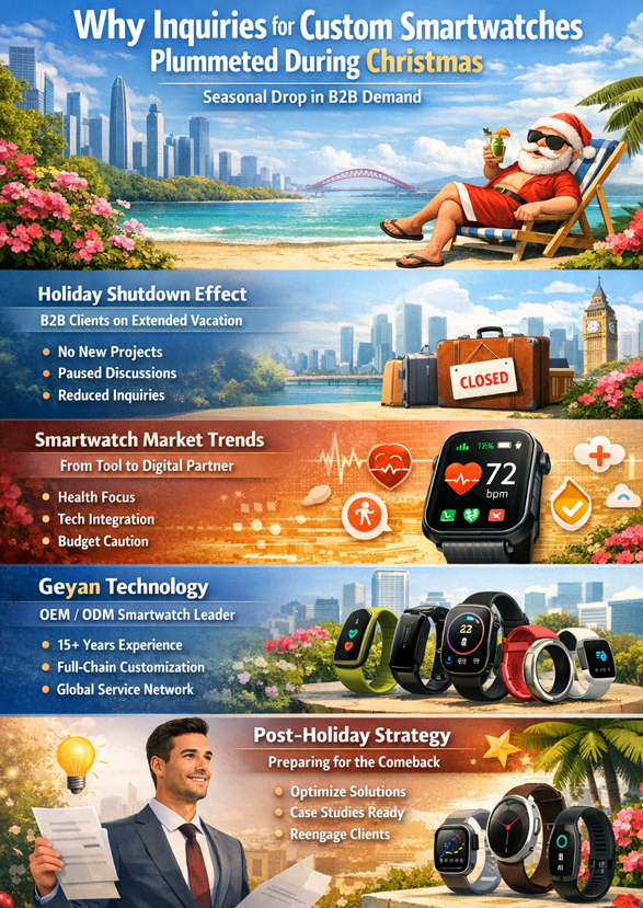 Why Inquiries for Custom Smartwatches Plummeted During Christmas