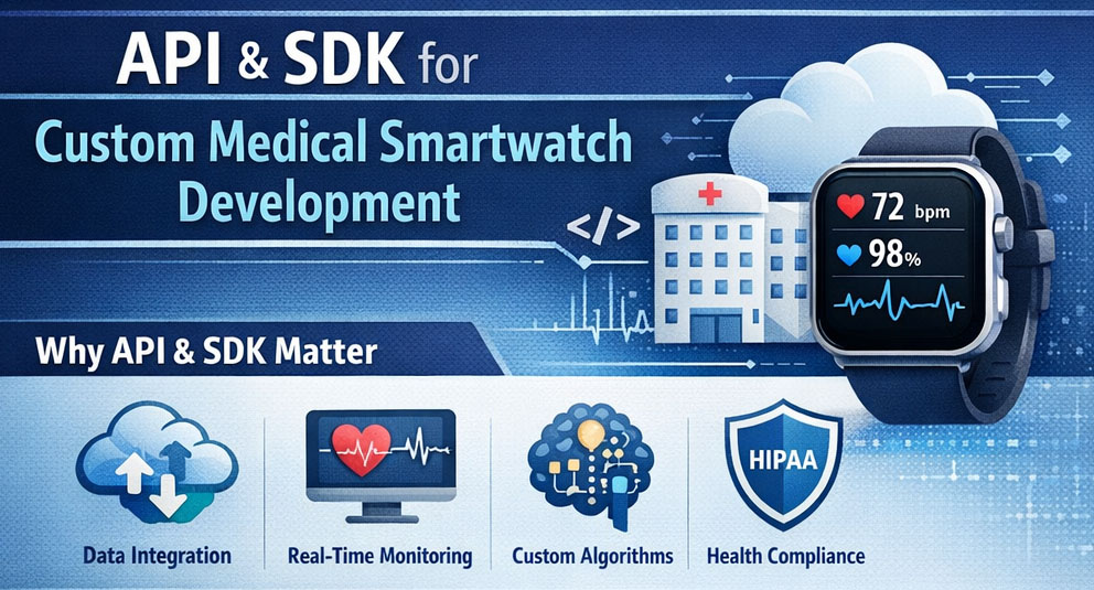 API & SDK for Custom Medical Smartwatch Development