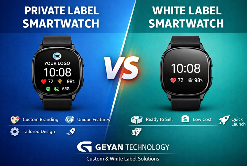 Private Label Smartwatch vs White Label Smartwatch