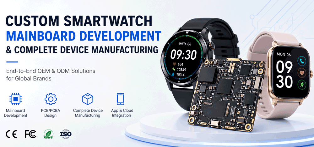 Smartwatch PCBA Manufacturer:Custom Smartwatch Mainboard Development
