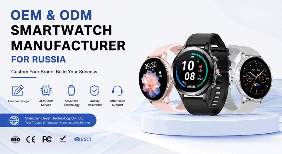 OEM Smartwatch Manufacturer for Russia