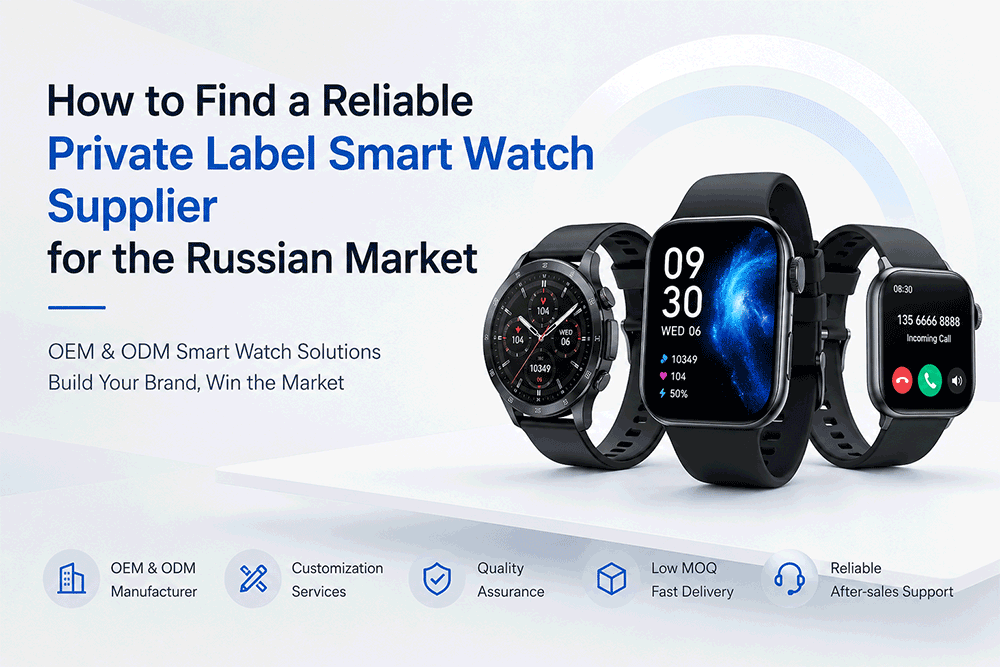 How to Find a Reliable Private Label Smart Watch Supplier for the Russian Market