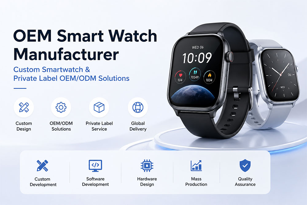 custom Private Label smartwatch manufacturer OEM