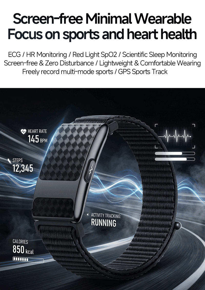 Screen-Free ECG Smart Bracelet TK35Pro