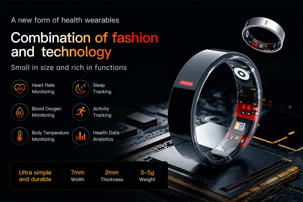 Smart Ring for Health Monitoring Wholesale